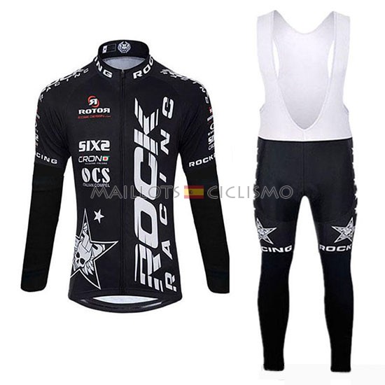 2019 Maillot Rock Racing SIDI Tirantes Mangas Largas Negro(2)